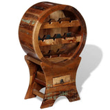 Wine Rack for 10 Bottles Solid Reclaimed Wood 243973