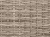 Garden Sofa Light grey PE rattan, powder-coated steel, polyester 365786
