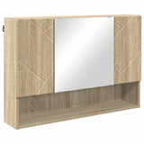 Bathroom Furniture Set with Drawer with Shelf 5 pcs Sonoma Oak 3393075