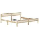 Bed Frame without Mattress Solid Mango Wood 200 cm 288429