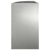 Corner Planter Silver 30 x 30 x 50 cm Stainless steel 883679