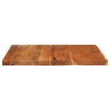 Table Top 100x80x2.5 cm Rectangular Solid Wood Acacia 370940