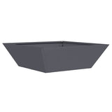 Garden Planter 5 pcs Anthracite 50 x 50 x 15 cm 873829