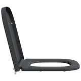 Toilet Seat Anthracite 47.5 x 35 x 3.6 cm Duroplast 42002358