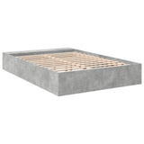 Bed Frame without Mattress Concrete Grey 140x190 cm 3280583