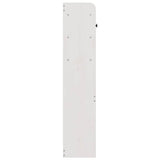 Headboard with Storage White 150 cm Solid Wood Pine 855509