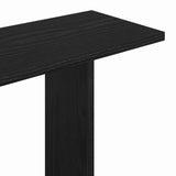 Wall Shelf Black Oak 102 x 20 x 96 cm Engineered Wood 8012213