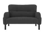 GOMYWAY corduroy fabric, comfortable monochrome single person wide seat chair, suitable for living W2678P422249