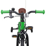 Kids Bike 12 Inches for 2-4 Years Old Green 42009642