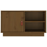 TV Cabinet Honey Brown 70x34x40 cm Solid Wood Pine 818238