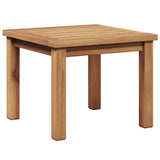 Coffee Table Brown 45 x 45 x 36 cm Solid Teak Wood 42002297