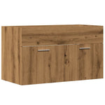 ZNTS Bathroom Sink Cabinet Artisan Oak 80x38.5x46 cm Engineered Wood 856212