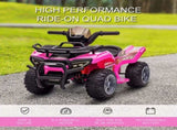 6V Kids Electric Ride on Car Toddlers Quad Bike All Terrain Vehicle Toy With Music for 18-36 months T3398P348305