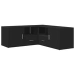 Corner Cabinet Black 200x40x45 cm Engineered Wood 3307829