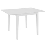 247626 Extendable Dining Table White x80x74 cm MDF