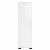Bathroom Cabinet High Gloss White 30.5 x 30 x 101 cm 888741