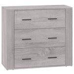 Sideboards 3 pcs Grey Sonoma Engineered Wood 3185429