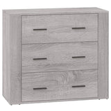 Sideboards 3 pcs Grey Sonoma Engineered Wood 3185429