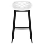 5 Piece Bar Set Black and White 3057460