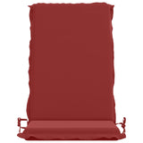 High Back Chair Cushion GEMERT 2 pcs 100% Polyester Wine Red 945945