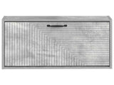 Wall-Mounted Shoe Cabinet HAARLEM 71 x 17 x 43 cm Concrete Grey 896848