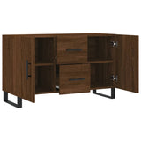 ZNTS Sideboard Brown Oak 100x36x60 cm Engineered Wood 828203