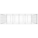 Outdoor Dog Kennel Galvanised Steel 50,82 m 3082330