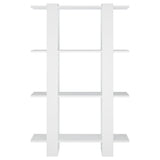 Book Cabinet/Room Divider White 80x30x123.5 cm 811574