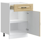 Kitchen Base Cabinet Kalmar Sonoma Oak Engineered Wood 853480