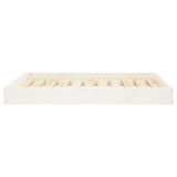 Dog Bed White 91.5x64x9 cm Solid Wood Pine 820862