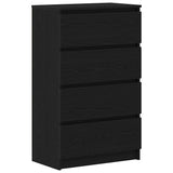 Sideboard Black Oak 60x35x98.5 cm Engineered Wood 861992