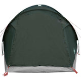 Cabin Tent with Roof Army green 4-Person Polyester and Steel 42028582