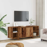 TV Cabinet Old Wood 130x35x50 cm Engineered Wood 856788