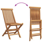 Garden Dining Set 3 pcs Brown Solid teak wood 3385963