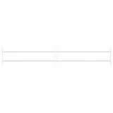 Security Grille for Windows with 2 Crossbars 3 pcs 93-174 cm 42031302