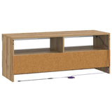 LED TV Cabinet Artisan Oak Engineered Wood 897874