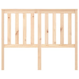 Bed Headboard 141x6x101 cm Solid Wood Pine 818515