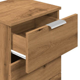 ZNTS Bedside Cabinet Artisan Oak 40x36x65 cm Engineered Wood 856934