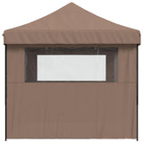 Party Tent Folding Brown 292 x 440 x 315 cm Oxford Fabric 42023625
