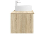 Bathroom Furniture Set 2 pcs Sonoma Oak Engineered Wood 3403906