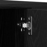 TV Cabinet 100 x 35 x 40 cm Black oak Engineered wood 862125