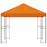 Gazebo 3 x 3 m Orange Polyester and Steel 190 gsm 900333