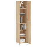 Highboard Sonoma Oak 34.5x34x180 cm Engineered Wood 3200116