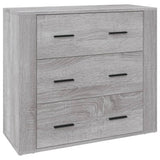 Sideboard Grey Sonoma 80x33x70 cm Engineered Wood 816582