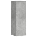 Plant Stands 2 pcs Concrete Grey 33x33x100 cm Engineered Wood 3307885