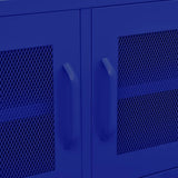 TV Cabinet Navy Blue 105x35x50 cm Steel 336235