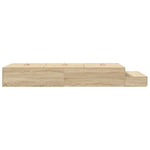 Storage Bed Frame with Drawer Sonoma Oak 236.5 x 80 x 31.5 cm 3335599