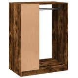 Wardrobe Smoked Oak 77x48x102 cm Engineered Wood 840811