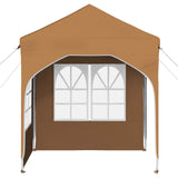 Pop-up Party Tent 192 x 192 x 245 cm Beige 42019826