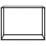 Console Table Transparent 100x35x75 cm Tempered Glass 322811